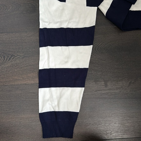 GARAGE SWEATER. BLUE AND WHITE STRIPES. SIZE XS. - Picture 2 of 4